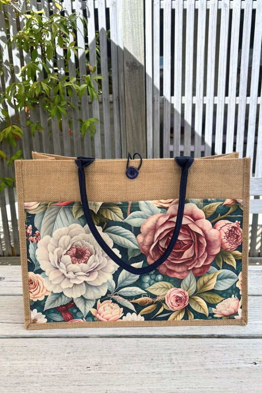 Jute Bag - Spring Serenade