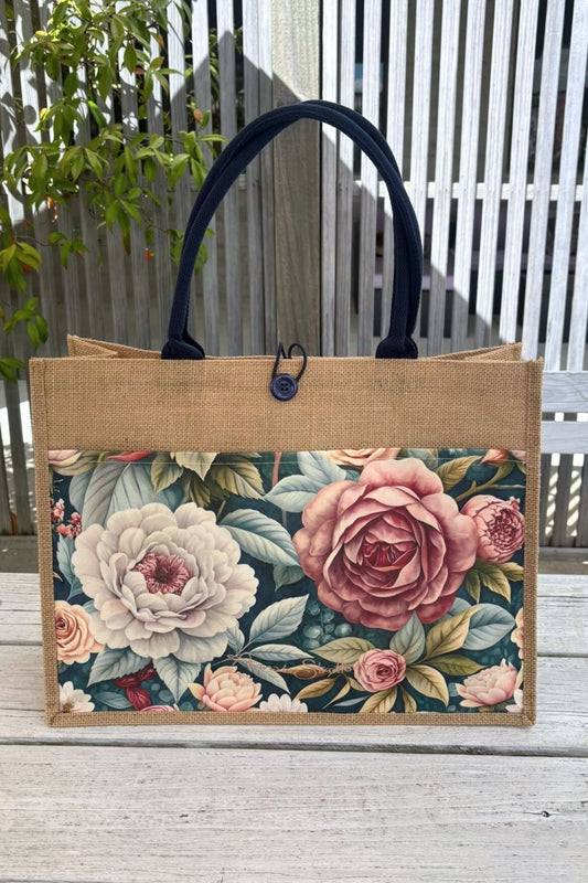 Jute Bag - Spring Serenade