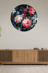 Circle Mural - Midnight Aviary