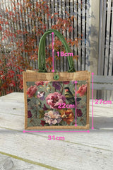 Peony Aviary  Mini Jute Bag