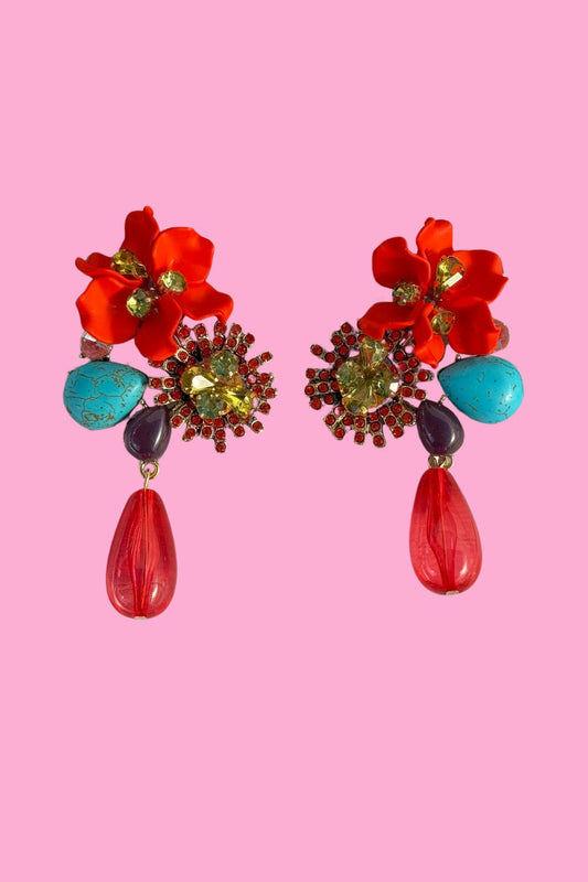 Petal Parade Drop Earrings