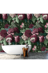 Olive J'adore Roses Floral Mural Wallpaper - 2.7m x 3m