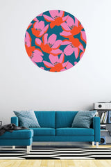 Circle Mural - Sami's Flower