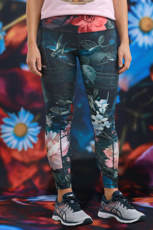 Shannon Phone Pocket Legging Midnight Avery Glitch