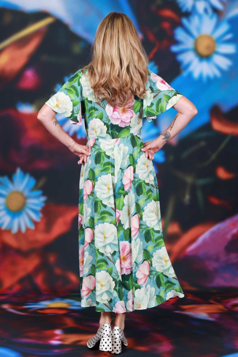 Womens floral occasion dress NZ