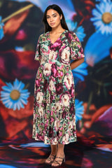 Talor Vivian Dress Crimson Grace