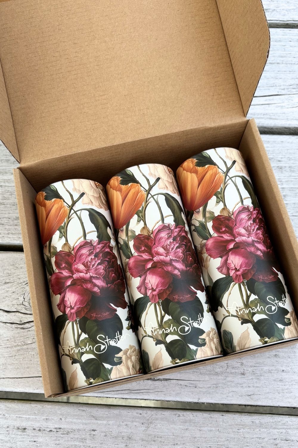 Garden Gala printed car tissue holder Annah Stretton