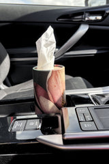 Magnolias Mist floral refillable tissue holder Annah Stretton