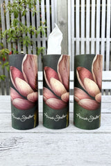 Annah Stretton Magnolias Mist tissue cylinder floral car tissues