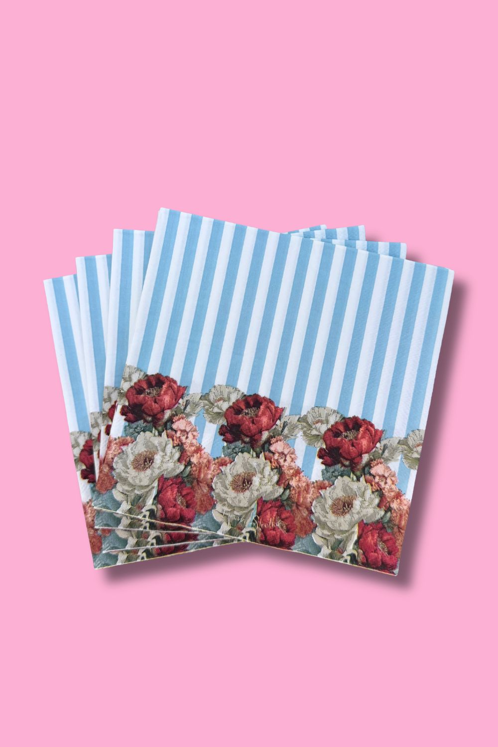 Adorable Blue Paper Napkins - 20 pack
