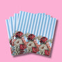 Adorable Blue Paper Napkins - 20 pack