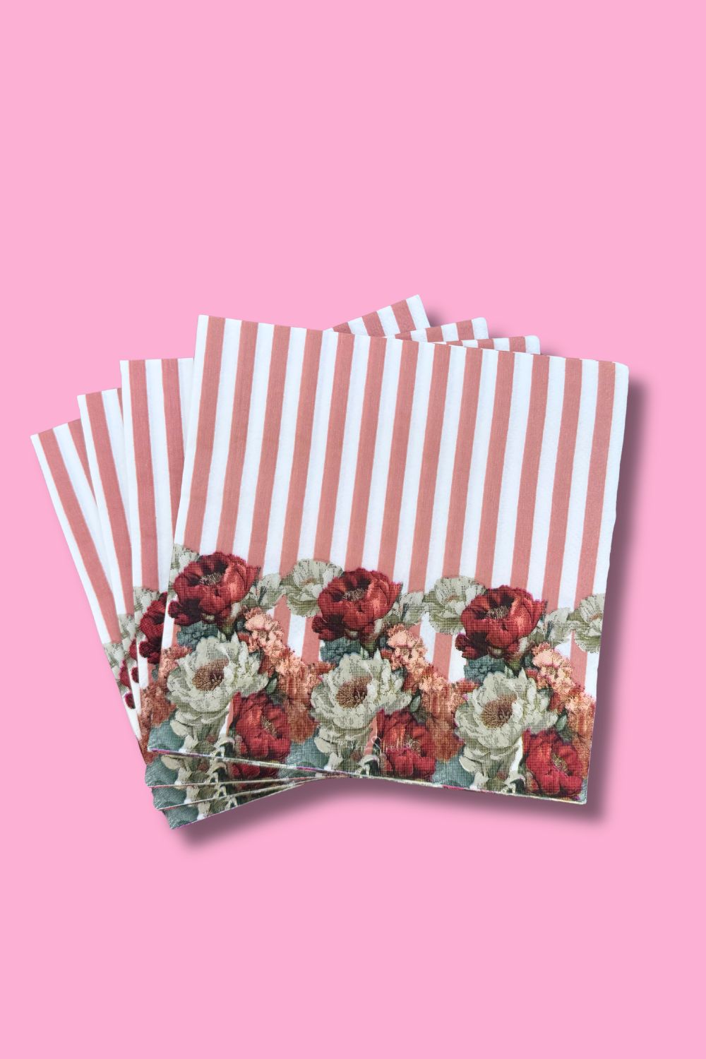 Adorable Pink Paper Napkins - 20 pack
