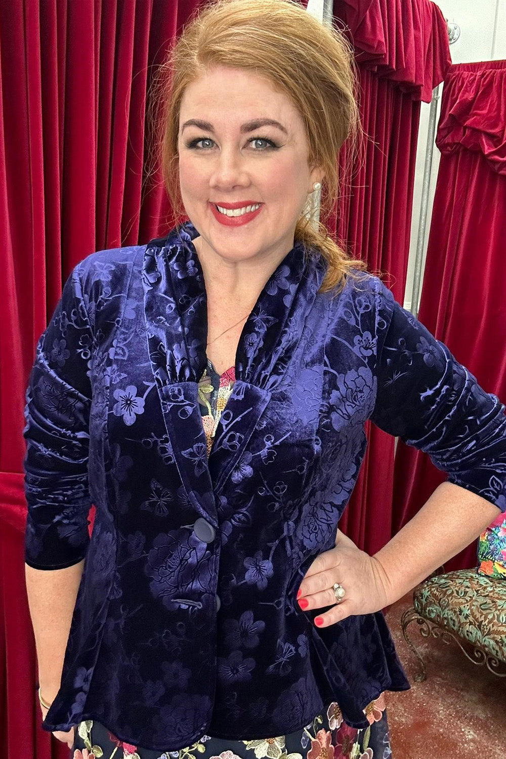 Ady Mel Jacket - Indigo