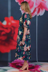 Gloria Dress - Navy Fusion