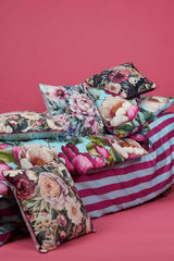 AS Floral Velvet Cushion - Feline Grace