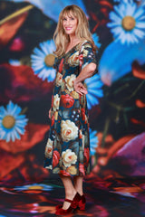 Allure Ali Dress - Fruitful Rose | SALE