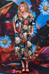 Allure Ali Dress - Fruitful Rose | SALE