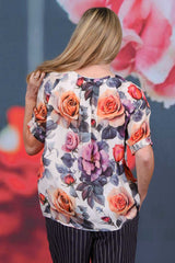 Amara Blouse - Rosewater