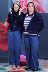Not Too Furry Too Jacket - Navy