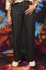 Madison Pant - Black Stripe