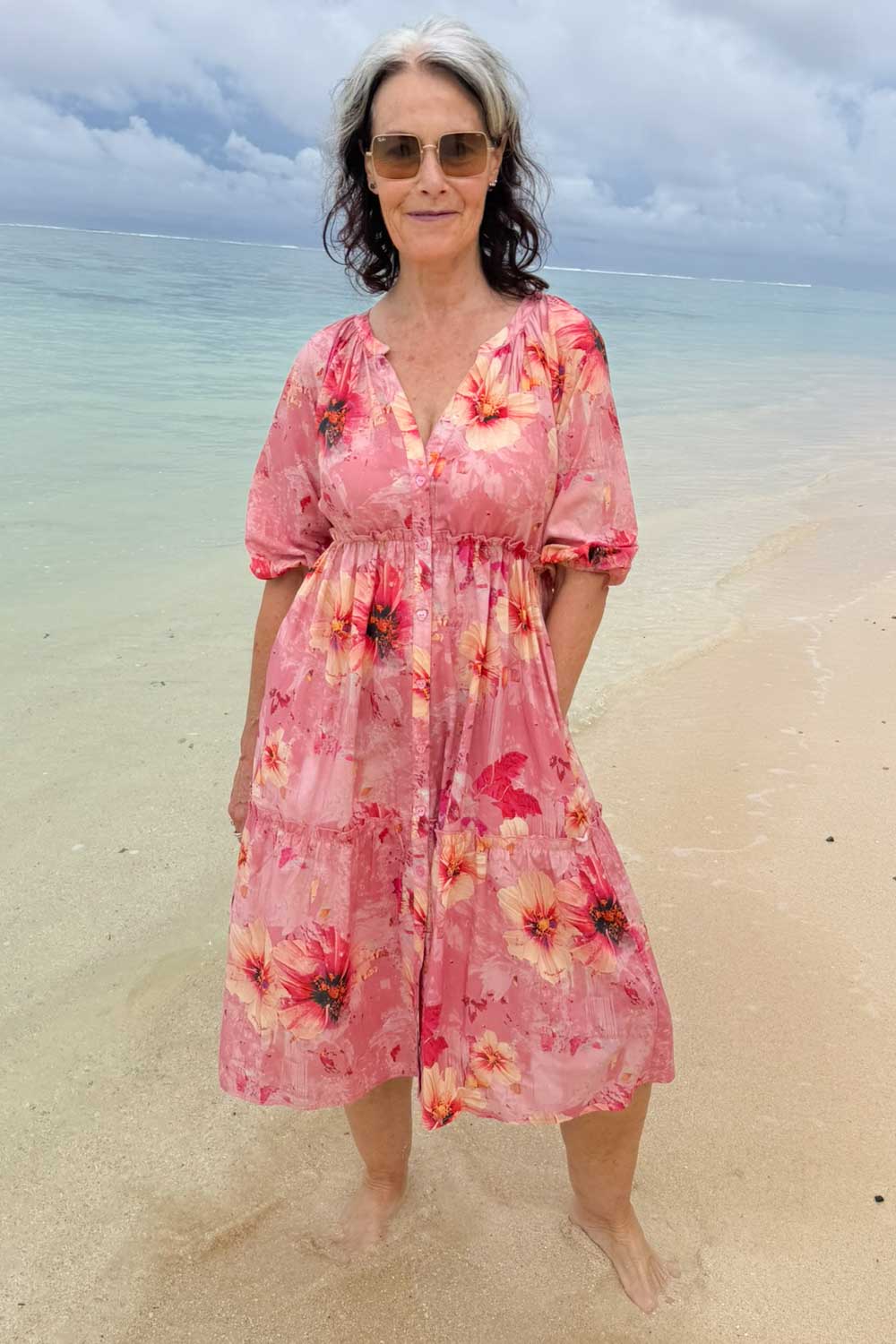 Jasmine Bambi Dress - Fractured Florals | PROMO
