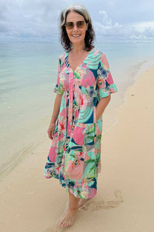 Corsica Molly Dress - Petal Patch