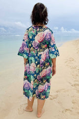 Queenie Dress - Navy Reverie