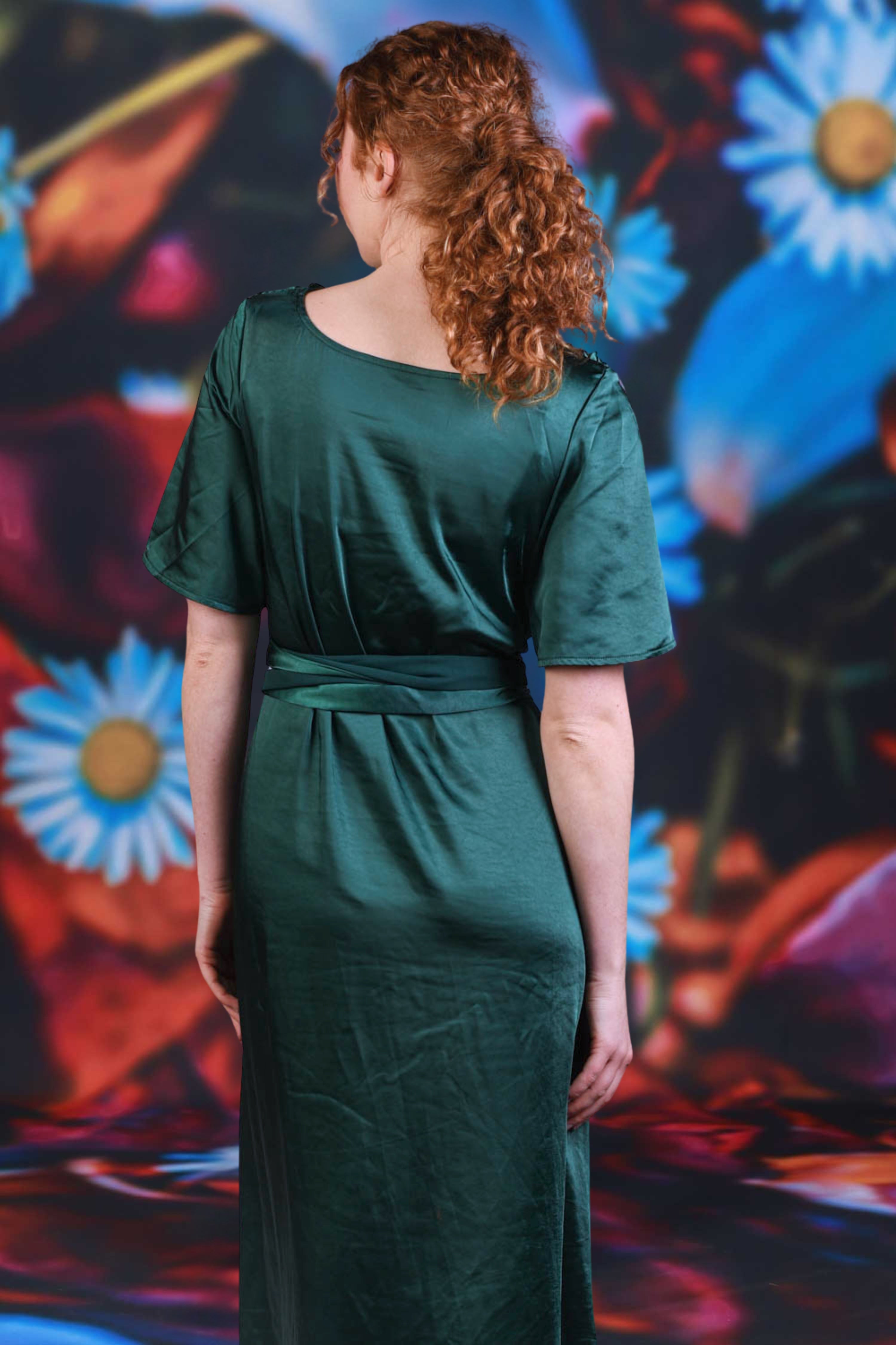 Georgia Dress Forest Green Satin Formal Dress Annah Stretton Georgia Dress Forest Green Satin Formal Dress Annah Stretton