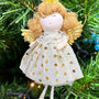 AS Xmas Bubble Angel - Gold