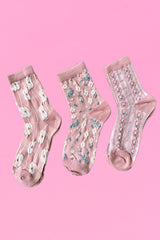 The Annah Stretton Candy Crew socks in pink