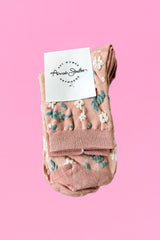 Pink Annah Stretton Candy Crew socks in pink