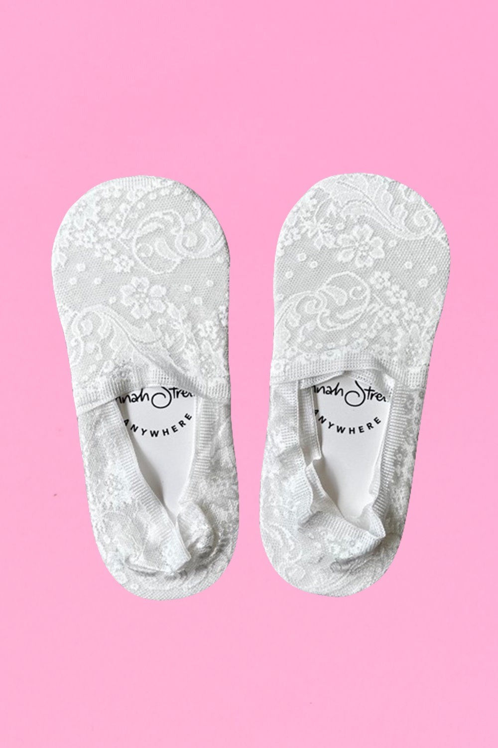 Marley Lace Sockettes | WHITE
