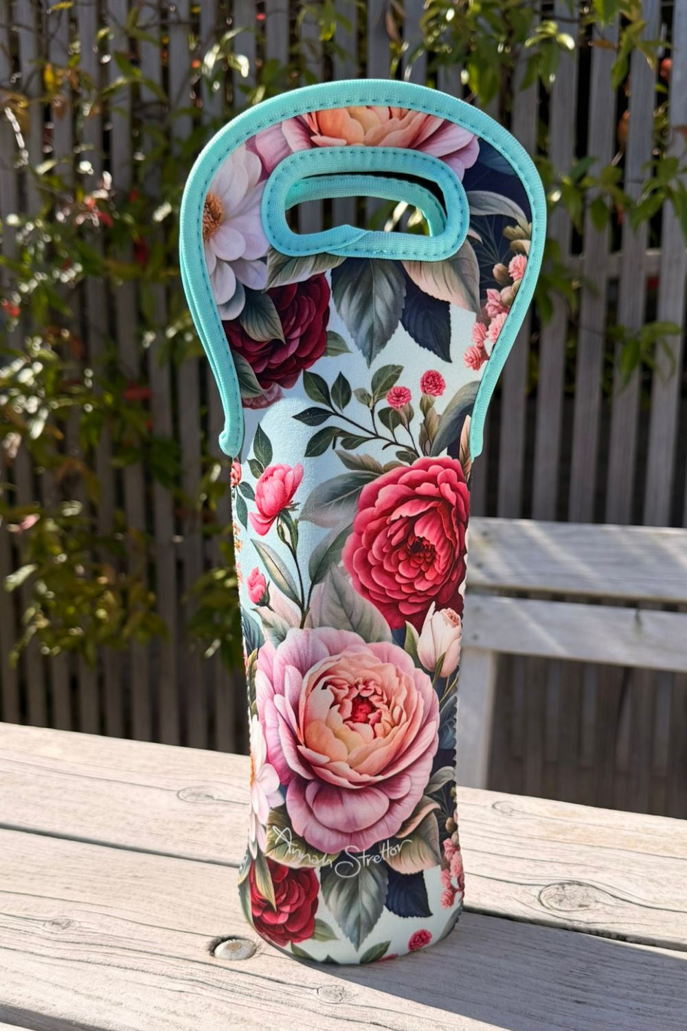 AS Neoprene Wine Cooler Bag - Petal Play