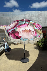 AS Beach Umbrella - Crimson Whisper