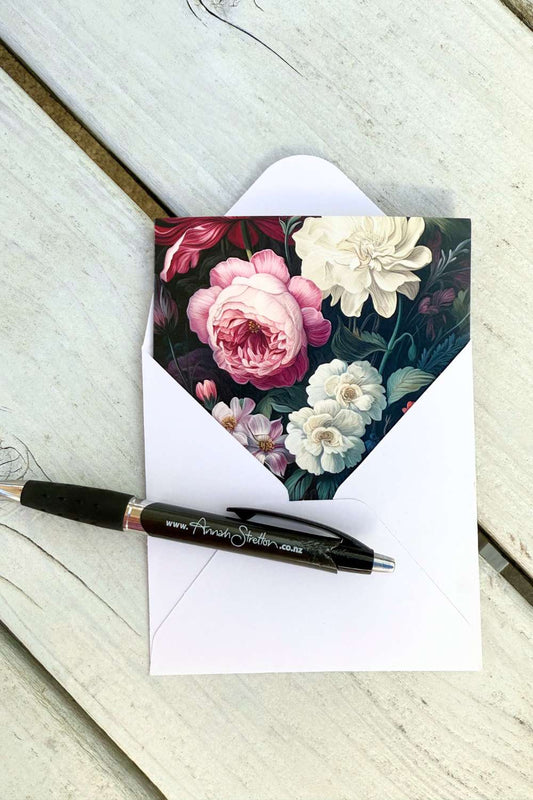 AS Blank Gift Card - Midnight Floral