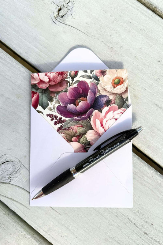 AS Blank Gift Card - Petal Poem