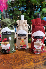 AS Christmas Wine Bag - Taupe