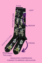 AS Compression Sock - Black | PRE ORDER - DELIVERY 2 - MID MAY