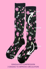 AS Compression Sock - Black Meadow