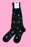 Annah Stretton Compression Socks – Midnight Bloom