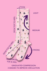 AS Compression Sock - Pink |  PRE ORDER - DELIVERY 2 - MID MAY