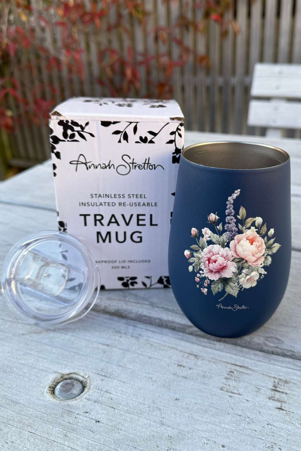 Insulated Travel Mug Garden of Grace – Annah Stretton reusable mug