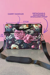 AS Laptop Case - Jungle Mulberry - 15" - 17" With Strap