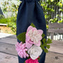 AS Wine Gift Bag - Navy Floral