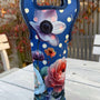 AS Neoprene Wine Bag - Navy Spotty Floral