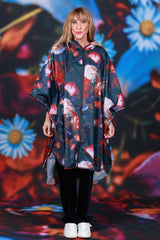 Annah Stretton Rain Poncho Petal Chorus