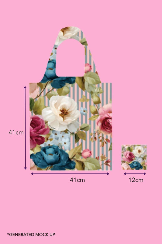 AS Reusable Bag - Vine Party Stripe | PRE ORDER LATE NOV