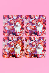 AS Square Coaster - Set of 4 - Ginger Cat