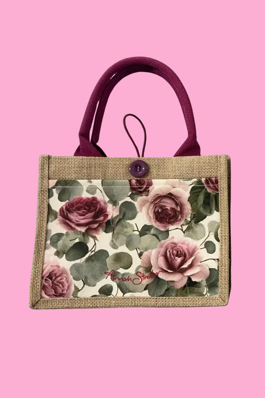Baby Jute Bag - Tickled Pink | PRE ORDER LATE NOV