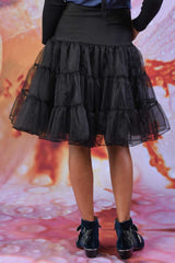 Frill You Petticoat - Black